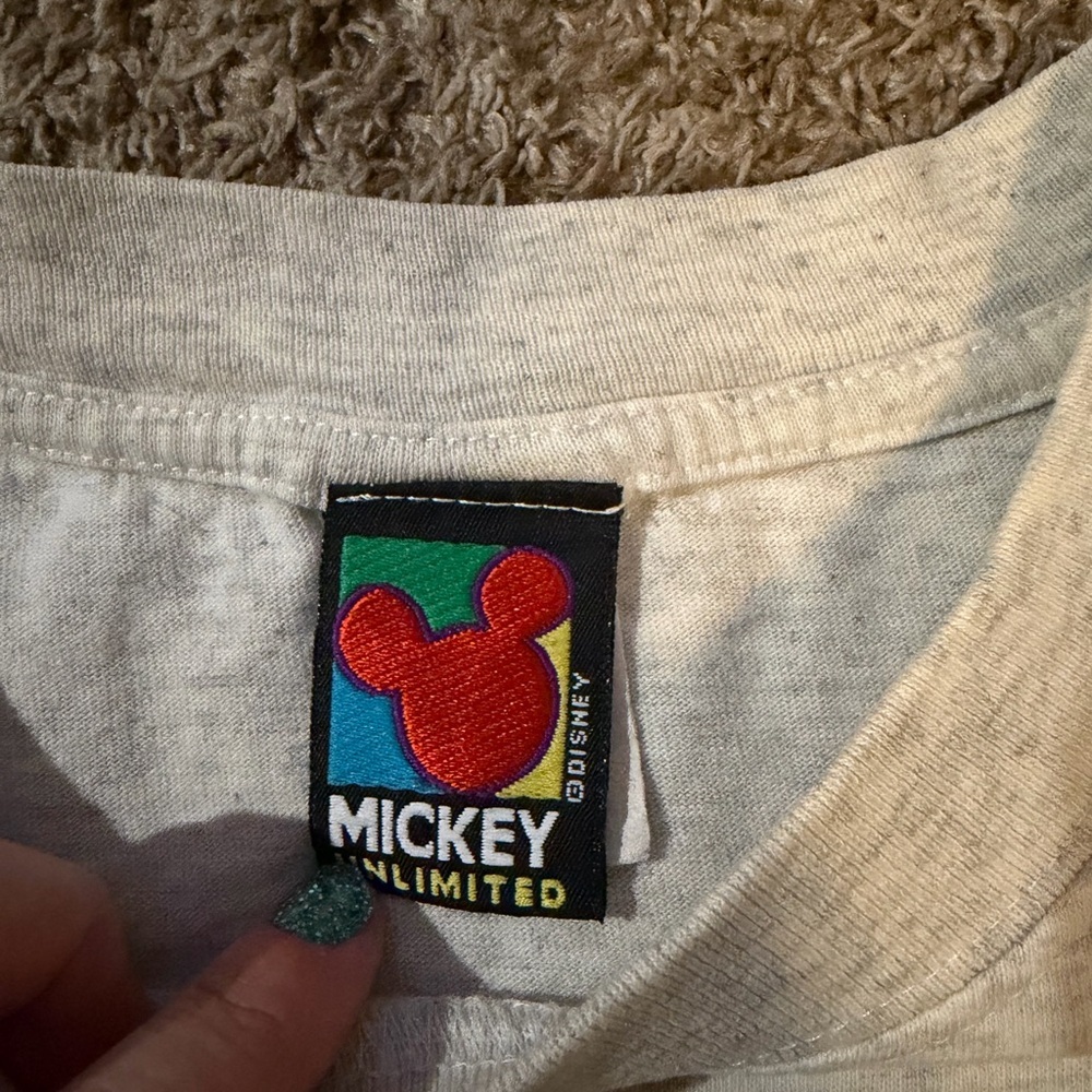 Vintage Disney Mickey Unlimited Mickey Mouse Basketball Long Sleeve Top - Picture 3 of 11